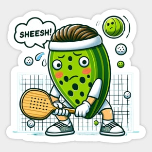 Pickleball (Tennis) SHEESH! Design Sticker